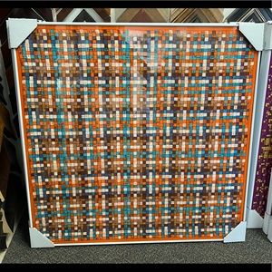Hermes Bolduc 90 cm Scarf / Professionally Framed